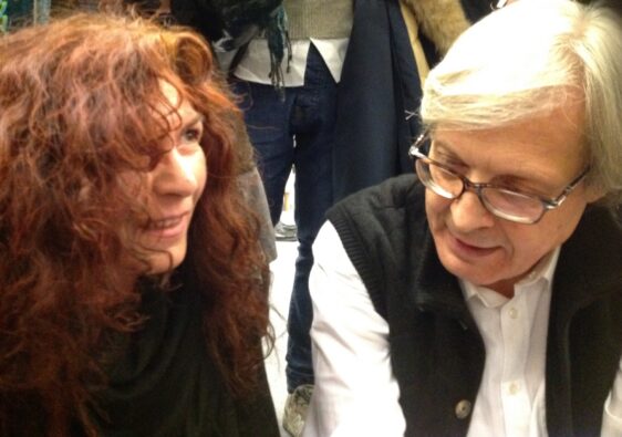 Donata Lombardi con Vittorio Sgarbi alla 1ª Biennale della Creatività a Verona - 7