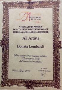 Donata Lombardi - Accedemico Internazionale delle Avanguardie Artistiche