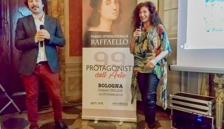 Donata Lombardi - Premio-Internazionale-Raffaello-a-Bologna-1